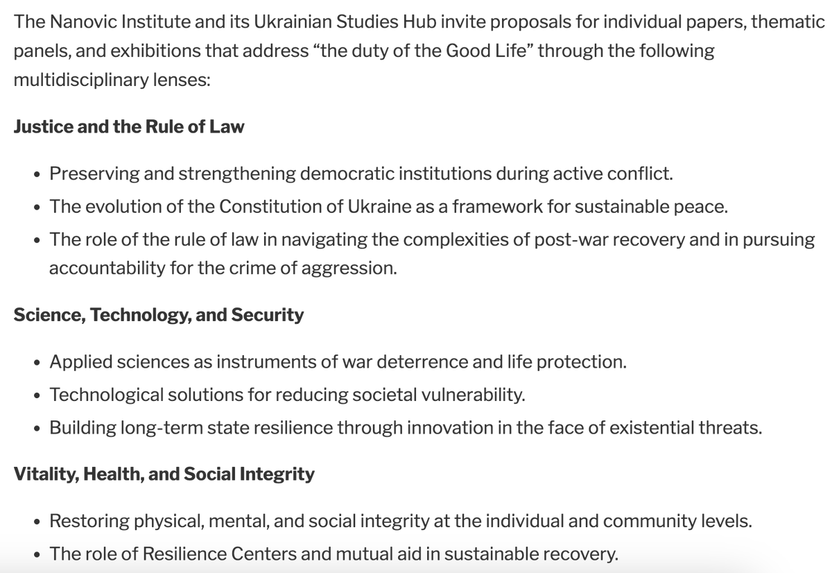 CamUkrainistyka's tweet photo. 📢 CFP! Our partners at @NotreDame are hosting a major innovative conference in Ukrainian Studies in March 2027.  

Paper, panel, and exhibition proposals are being accepted until 1 September. Don't miss this special opportunity to showcase your research! https://t.co/5V7kHk0Y6z https://t.co/6iufej9Bpa