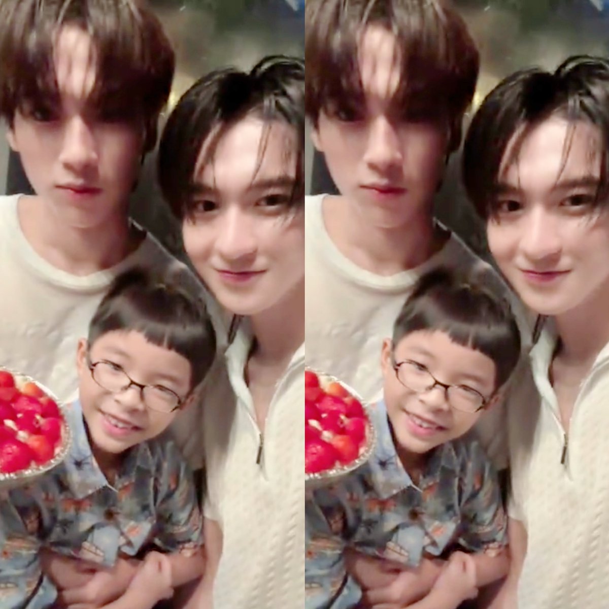 mysoupii's tweet photo. น่ารักจังเลย พี่ริว พี่แพท น้องพีท 🤏🏻❤︎ https://t.co/NbsjCq69Py