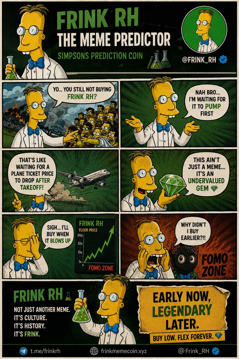 Onchain_Pilot's tweet photo. I stepped into the FrinkRH lab and this specimen came out
Had to cook something a little different for this one ππ
The odd ones always win.
@Frink_RH
#FrinkRH #MemeContest #RobinhoodChain #robinhood https://t.co/tqledBIe8S