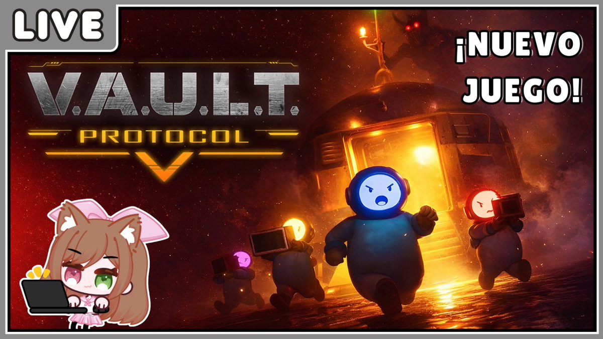 AmeewerVT's tweet photo. ¡REGRESÉ DESPUÉS DE 1 SEMANA! (ㅅ´ ˘ `)✨
Estaré probando el #VaultProtocol un juego que se estará lanzando este 21 de Agosto, que emoción 💗
Comenzamos en 10min por Twitch Y Kick~
.
#Vtuber #Twitch #VtuberES https://t.co/OpUPj59T83