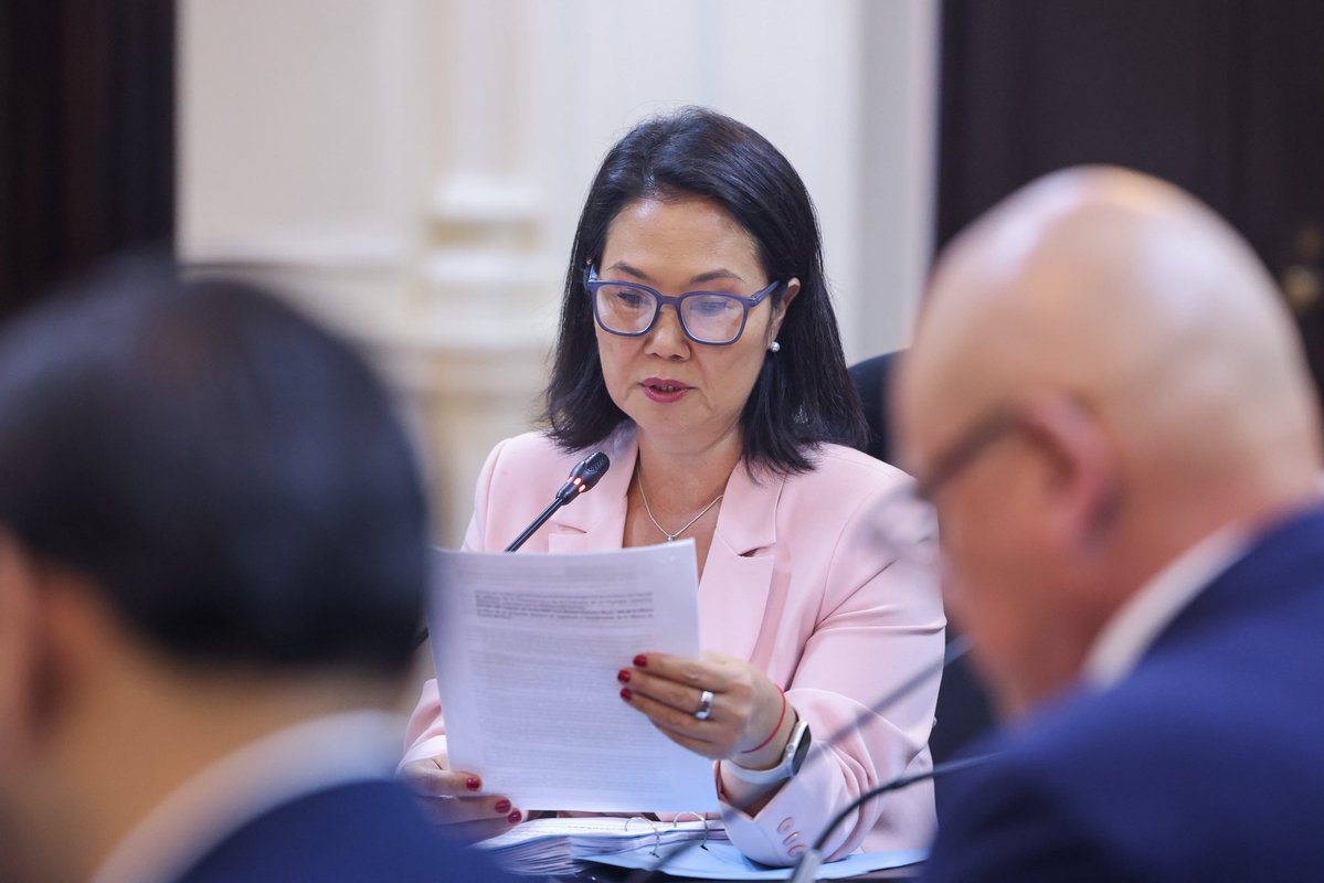 presidenciaperu's tweet photo. El gobierno de la presidenta Keiko Fujimori aprobó hoy declarar de interés nacional la visita de su santidad el papa León XIV al Perú, prevista del 11 al 17 de noviembre de 2026, durante la sesión ordinaria del Consejo de Ministros liderada por la jefa de Estado en Palacio de Gobierno.

“La visita de su santidad es una gran noticia para todo el país”, expresó la mandataria.
