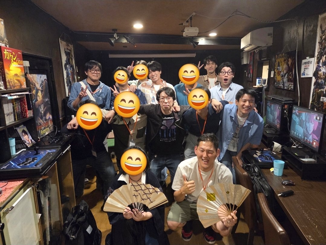 GATO_gamech's tweet photo. 酔いも覚めたところで改めて!
昨日は参加していただいた方々、ご協力いただいたGameBar Bridge様本当にありがとうございました!
とても楽しい会だったと思っております!
リバサ近S　補正切色んな言葉が飛び交いました！
ご好評だったら第二回.....やっちゃいますか！
Let's ROCK!! https://t.co/gwWUKfOCTx
