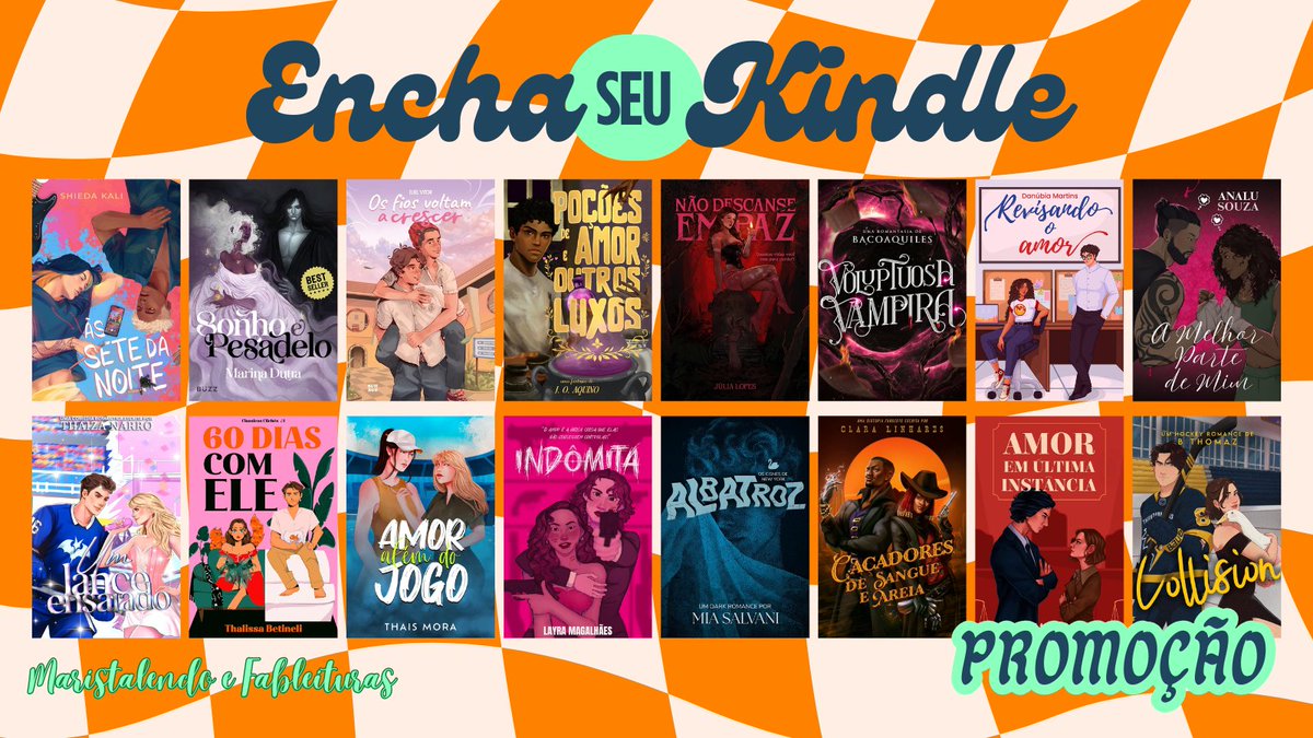 maristalendo's tweet photo. Listinhas do #Enchaseukindle que eu fiz em collab com a diva @fableituras 

📕Lista com os livros gratuitos:
https://t.co/CxuFbtBgel

💰Lista com os livros em promo:
https://t.co/nvpauHhuRC

No decorrer do dia vou continuar atualizando as 2 listas com livros legais que eu encontrar!!