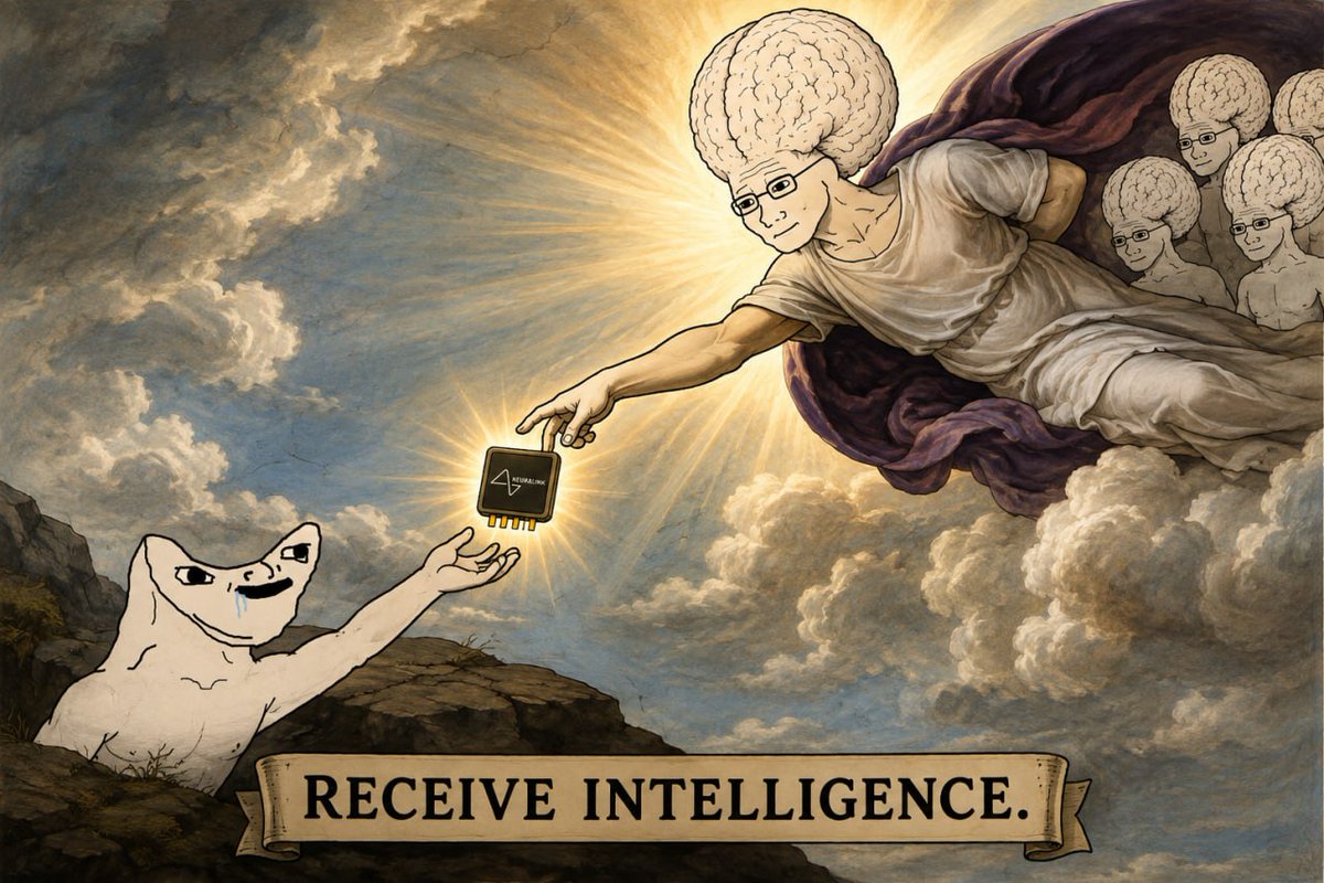 BigBrainStonk's tweet photo. The moment humanity unlocked BIG BRAIN.

One touch, infinite IQ. Join us! https://t.co/FgQU8Lg885