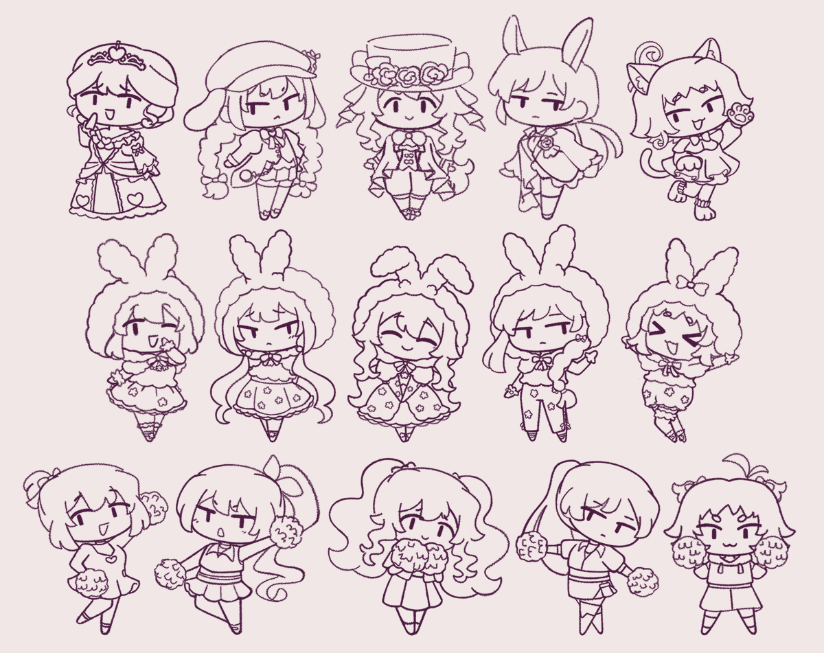 TasamaYikes's tweet photo. I love the outfits from the mobile game sm 🥺💕

#100カノ 
#100カノファンアート https://t.co/8cMJ8j7mmL