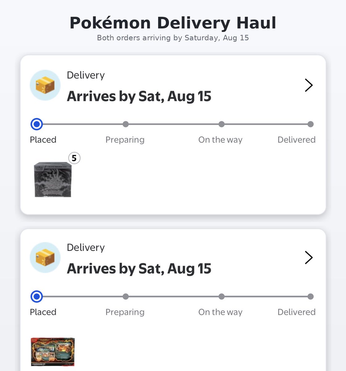 AwesomeRips's tweet photo. 🚨 Walmart Wednesday was a SUCCESS! 🔥 Awesome Rips scored some serious heat! 👀⚡ Now comes the fun part… ripping it all open! What should we rip FIRST? 👇

#PokemonTCG #WalmartWednesday #PokemonCards #AwesomeRips #pokemonㅤㅤ 

Thank you as always for the heads up!
@PokeRestockHQ @PokemonRestocks