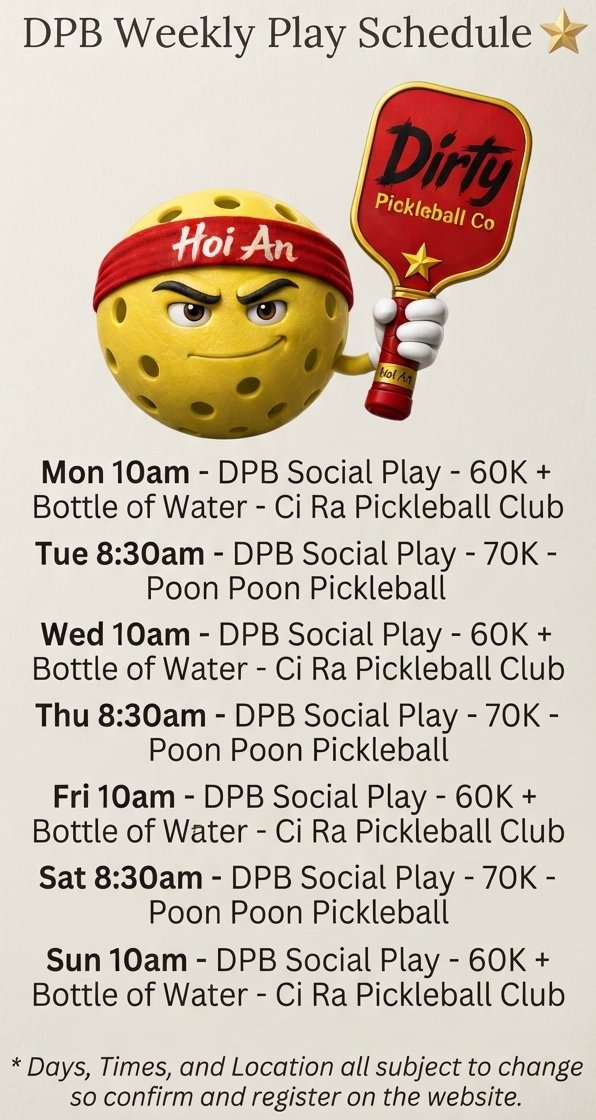dirtypickleball's tweet photo. Checkout our new weekly schedule! make sure to checkout https://t.co/9ccyPtXe1z @Pickleballtv https://t.co/C8rsWsPuSZ