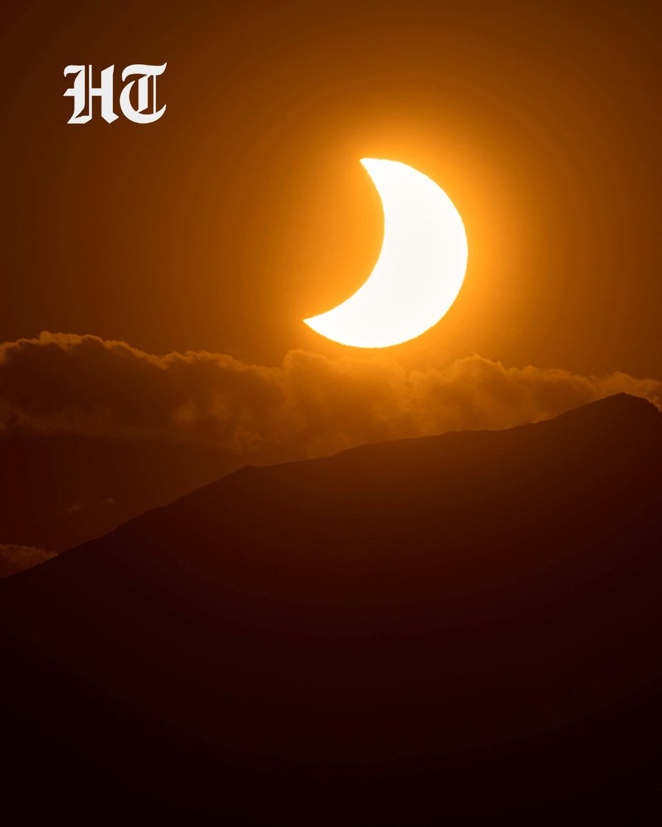 htTweets's tweet photo. #InPhotos | NASA has shared a stunning image of the August 12 total solar eclipse, captured in San Millán de los Caballeros, Spain. The rare celestial spectacle captivated skywatchers across the Northern Hemisphere, while India missed the event.

More details: https://t.co/F7K5WrabLA