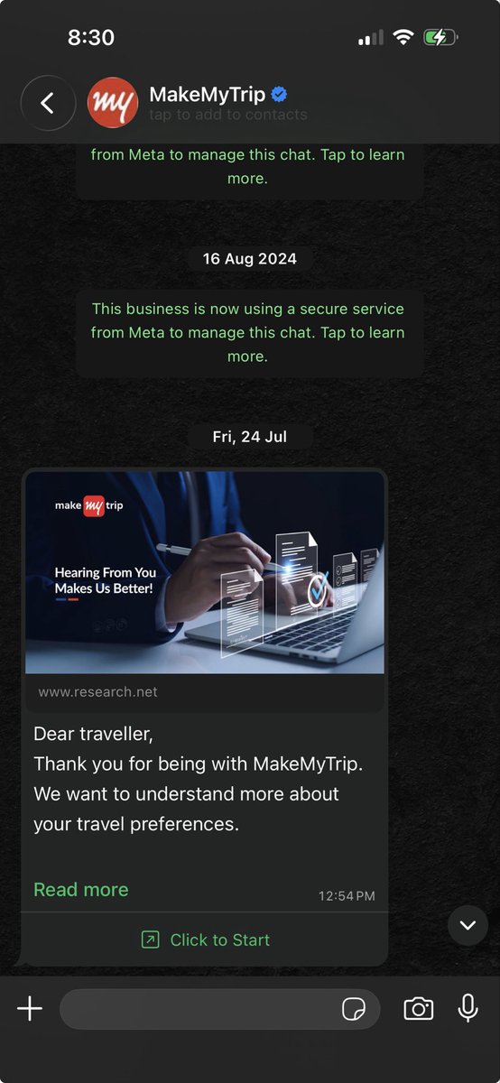 RegnesV's tweet photo. This is how messages correctly tagged as marketing should look: “Read More” after 5 lines. https://t.co/Im9bNWG8XA