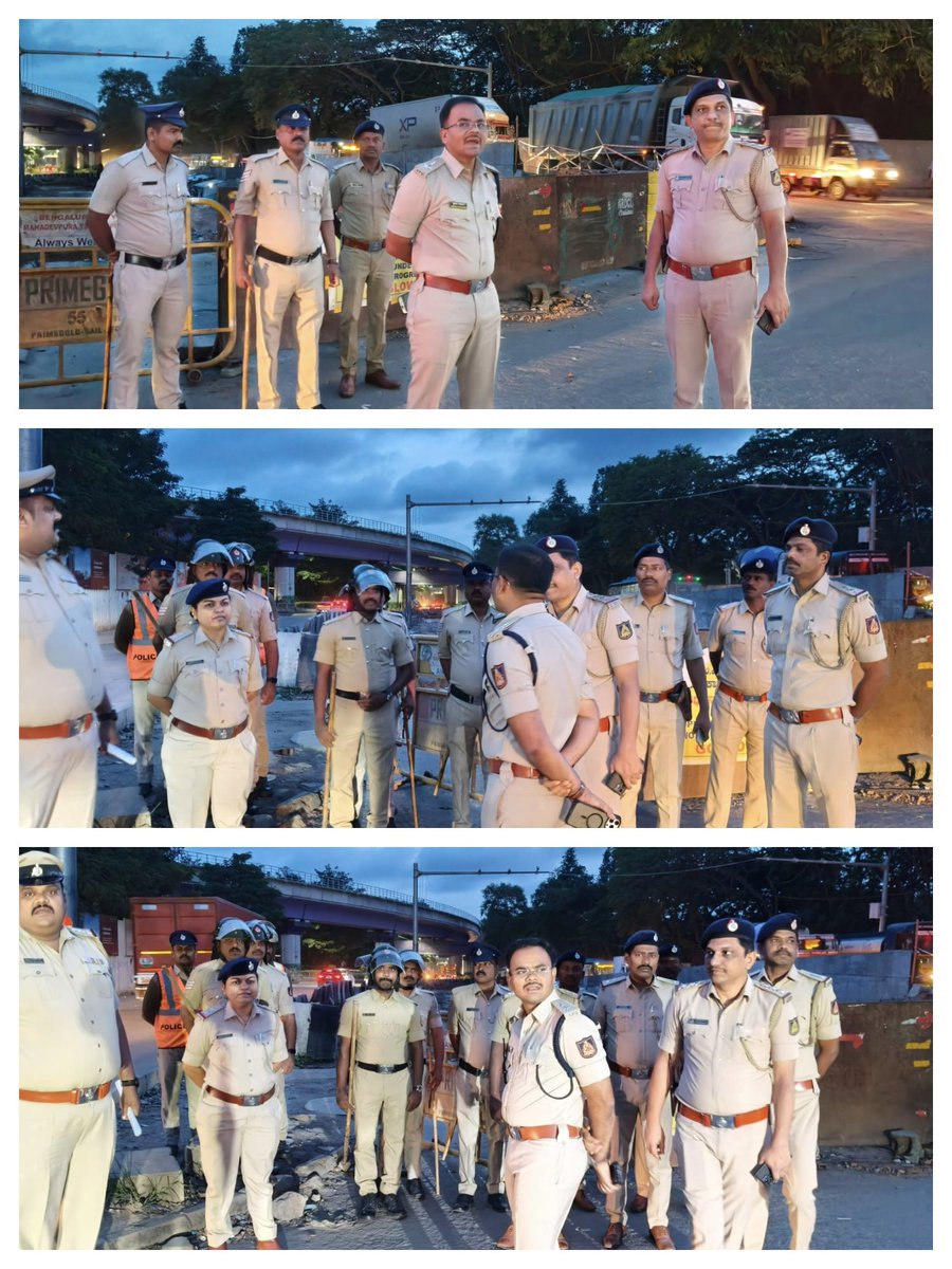 dcpwhitefield's tweet photo. ಕರ್ನಾಟಕ ಬಂದ್‌ಗೆ ಕರೆ ನೀಡಿರುವ ಹಿನ್ನೆಲೆಯಲ್ಲಿ ಇಂದು ಬೆಳಗ್ಗೆಯಿಂದಲೇ ವೈಟ್‌ಫೀಲ್ಡ್ ವಿಭಾಗದಾದ್ಯಂತ ಪೊಲೀಸ್ ಬಂದೋಬಸ್ತ್ ಹಾಗೂ ಭದ್ರತಾ ವ್ಯವಸ್ಥೆಯನ್ನು ಬಲಪಡಿಸಲಾಗಿದೆ.

ವೈಟ್‌ಫೀಲ್ಡ್ ವಿಭಾಗದ ಎಲ್ಲಾ ಪೊಲೀಸ್ ಠಾಣೆಗಳ ವ್ಯಾಪ್ತಿಯಲ್ಲಿ ರೌಂಡ್ಸ್ ನಡೆಸಿ, ಕಾನೂನು ಸುವ್ಯವಸ್ಥೆ ಹಾಗೂ ಸಾರ್ವಜನಿಕ ಸುರಕ್ಷತಾ ಪರಿಸ್ಥಿತಿಯನ್ನು ಪರಿಶೀಲಿಸಲಾಗಿದೆ. ಅಗತ್ಯ ಮುನ್ನೆಚ್ಚರಿಕಾ ಕ್ರಮಗಳನ್ನು ಕೈಗೊಳ್ಳಲಾಗಿದ್ದು, ಪರಿಸ್ಥಿತಿಯನ್ನು ನಿರಂತರವಾಗಿ ಮೇಲ್ವಿಚಾರಣೆ ಮಾಡಲಾಗುತ್ತಿದೆ.

 ಈ ಸಂದರ್ಭದಲ್ಲಿ ಸಾರ್ವಜನಿಕರು ಯಾವುದೇ ವದಂತಿಗಳು ಅಥವಾ ಸುಳ್ಳು ಸುದ್ದಿಗಳಿಗೆ ಕಿವಿಗೊಡದೆ, ಶಾಂತಿ ಹಾಗೂ ಕಾನೂನು ಸುವ್ಯವಸ್ಥೆಯನ್ನು ಕಾಪಾಡುವಲ್ಲಿ ಪೊಲೀಸ್ ಇಲಾಖೆಯೊಂದಿಗೆ ಸಹಕರಿಸುವಂತೆ ಹಾಗೂ ಯಾವುದೇ ತುರ್ತು ಪರಿಸ್ಥಿತಿ ಅಥವಾ ��ನುಮಾನಾಸ್ಪದ ಚಟುವಟಿಕೆ ಕಂಡುಬಂದಲ್ಲಿ ತಕ್ಷಣ 112ಕ್ಕೆ ಕರೆ ಮಾಡಿ ಅಥವಾ ��ಮೀಪದ ಪೊಲೀಸ್ ಠಾಣೆಗೆ ಮಾಹಿತಿ ನೀಡುವಂತೆ ಕೋರಿದೆ.

In view of the Karnataka Bandh call, police bandobast and security arrangements have been strengthened across the Whitefield Division since early this morning.

Rounds have been conducted across the jurisdiction of all Police Stations in the Whitefield Division to assess the law and order situation and public safety. Necessary preventive measures have been put in place, and the situation is being closely monitored.

On this occasion, the public has been requested not to believe or spread rumours or misinformation, to cooperate with the Police in maintaining peace and law & order, and to immediately call 112 or inform the nearest Police Station in case of any emergency or suspicious activity.
@BlrCityPolice 
@CPBlr 
@AddlCPEast