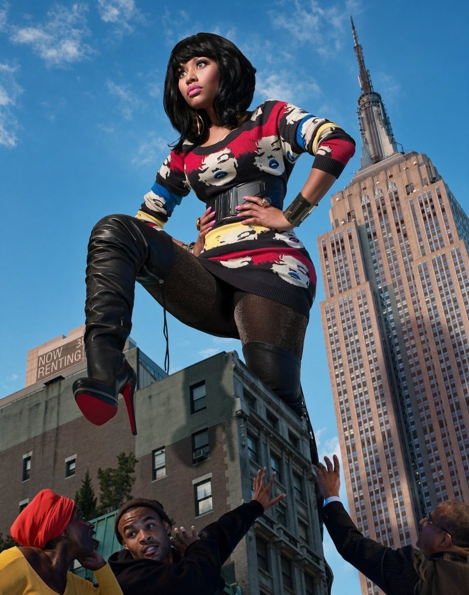 ice4what's tweet photo. Nicki Minaj ‘Crushes The Competition’ (2010) Pink Friday debut. 🎀🫶🏽✨ https://t.co/IpZTxo4s0B