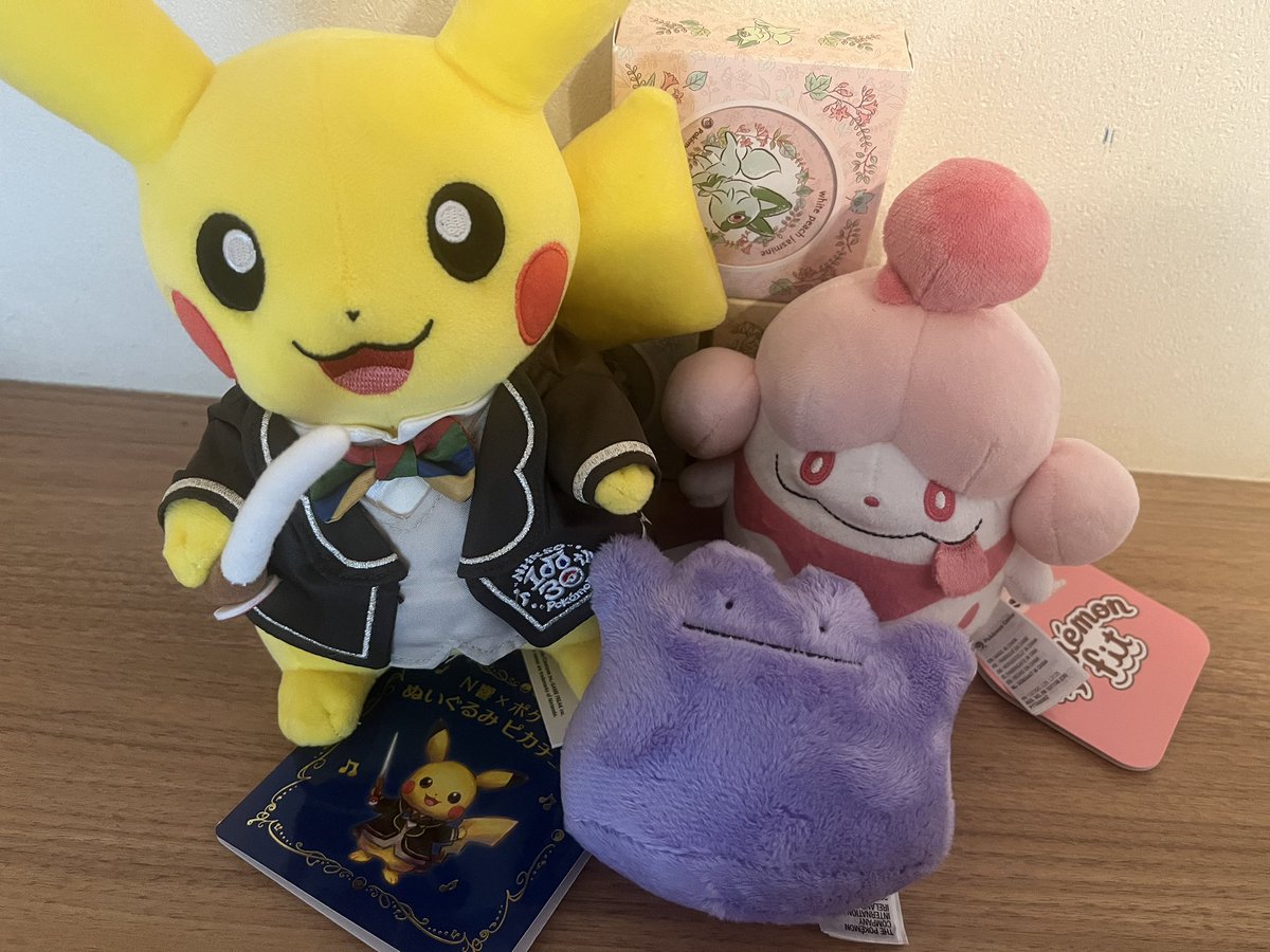 kunikuni0716's tweet photo. N響ピカチュウきました✨
ついでにメタモンとペロリームも✨ https://t.co/nMLG9EEAcp