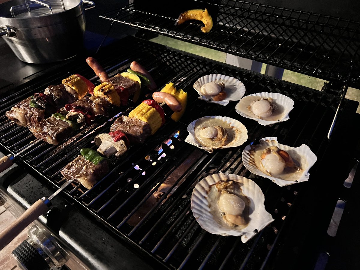 zig1125's tweet photo. 先日行った天橋立グランピング
自前で準備した海仕込み特製BBQよ https://t.co/BGSu7VHZEZ