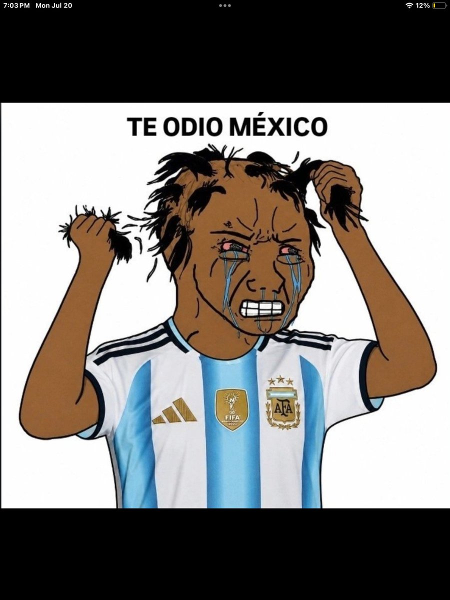 Kendosand45's tweet photo. @DiarioOle Chau chau chauuuuu chupala enano hijo de puta mafioso hijo bobo de PAPA MEXICO. 🇲🇽🇲🇽🇲🇽   CHUPENLA  MUERTOS  DE  HAMBRE  ARJENSIMIOS!  🤣🤣😭😭😭😭 https://t.co/tuNNnfBQNW