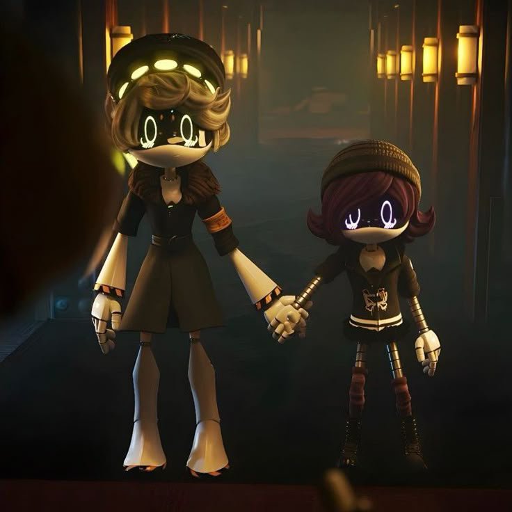 isabella_open's tweet photo. Just two little souls, holding hands through the darkness. 

#murderdrones 
#murderdronesfanart 
#envuzi #nuziv #nuzi 
#vuxi #envy #Fanart https://t.co/JKacgm6EuY