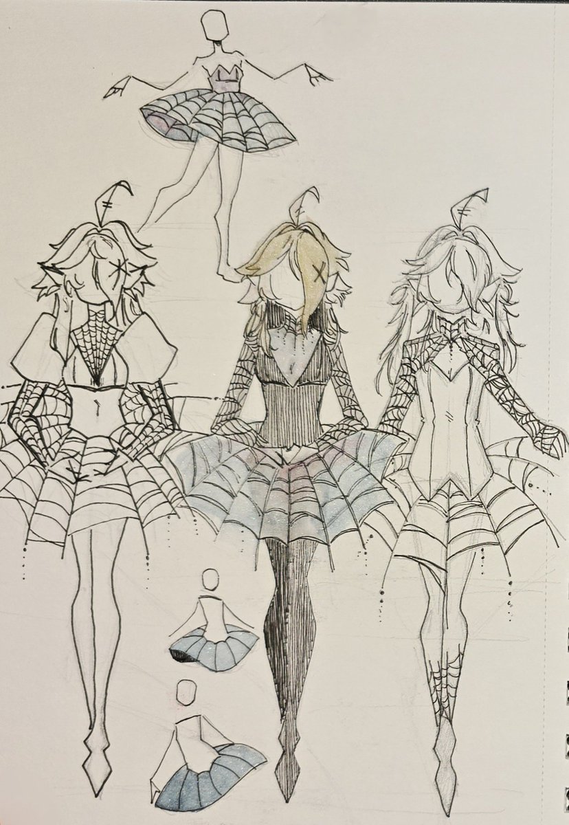 ma2hjc2's tweet photo. Some doodles, trying to get this spider/spider web design to work. https://t.co/XOBzgpIYRo