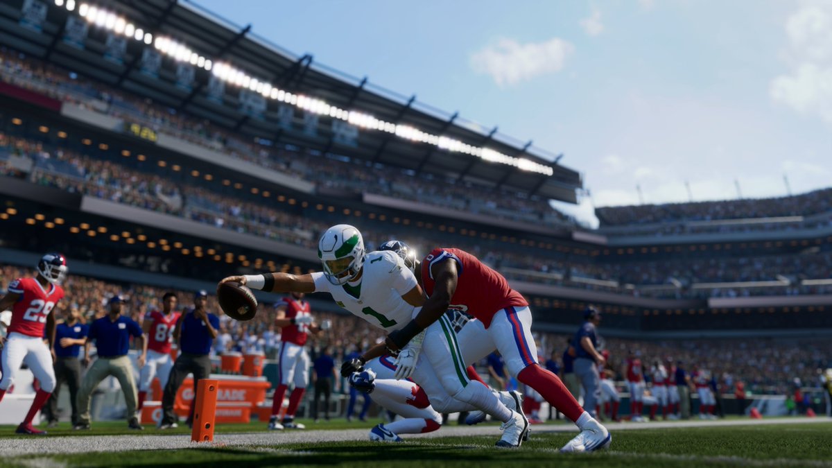 ShadyMikeGaming's tweet photo. Nahhh man idc what they talking about I been just sitting here taking screenshots for 30 minutes. #Madden27 

Gotta shout my boy Ash out for the custom #Eagles white Kelly Greens! https://t.co/LuCcrYgqG8