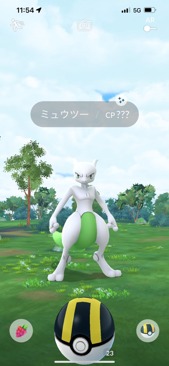 rikuttodesuga's tweet photo. 嬉しいぃいいい！！

初色違い💚
びっくりして外で叫んだ😂

#ポケモンGO https://t.co/w4nkMaIY3I