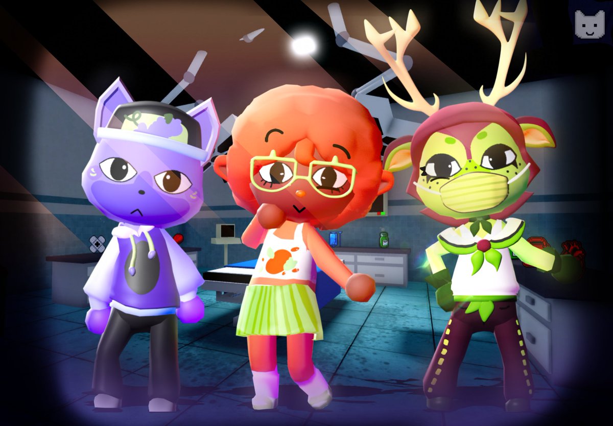 SvTmy3D's tweet photo. Meet the scrapped trio🍇🍊🥑
This was so rushed so yeah details might be missing… 
Designs by @dhuidhiurh2198 ❤️
#animalhospitalroblox #animalhospital https://t.co/KHzWLXBva3