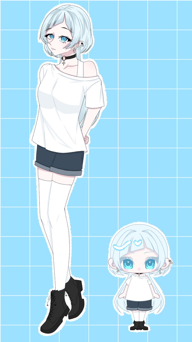 ame_usagi__2's tweet photo. oc立ち絵 https://t.co/HpsUYjRYN3