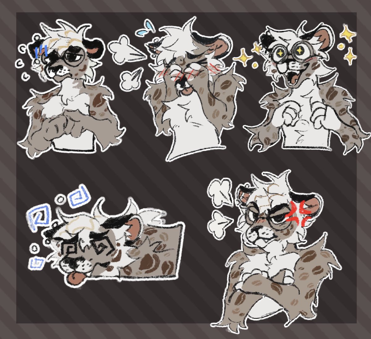 Funkine's tweet photo. First time doing a sticker pack, this was really fun! https://t.co/ngQIChWsQb