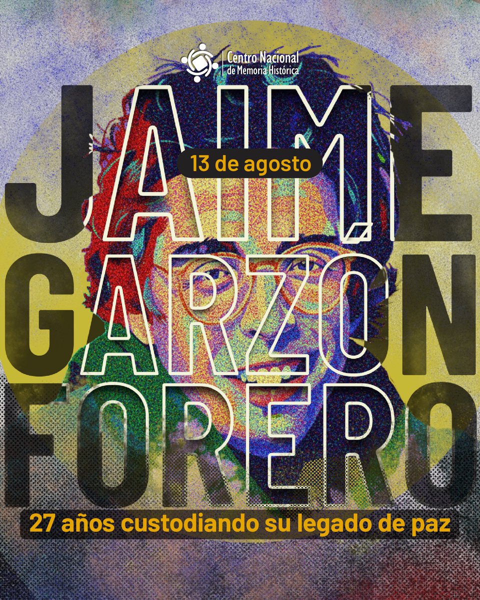 CentroMemoriaH's tweet photo. #EfeméridesCNMH | A 27 años de su magnicidio, recordamos a Jaime Garzón Forero (1960-1999), nacido en el barrio La Perseverancia de Bogotá, abogado de la Universidad Nacional y exalcalde menor de Sumapaz. Desde la televisión y la radio, con un genio crítico inigualable y personajes icónicos como Heriberto de la Calle o Dioselina Tibaná, transformó el humor en una aguda herramienta de pedagogía política para desnudar los abusos del poder, la corrupción y explicar las entrañas del conflicto armado. 

Más allá de los reflectores, arriesgó su propia vida como mediador humanitario clandestino para lograr la liberación de personas secuestradas. Su asesinato, ejecutado por paramilitares bajo las órdenes de Carlos Castaño y con la comprobada connivencia, seguimiento y sabotaje del DAS y agentes estatales, fue formalmente declarado crimen de Estado y de lesa humanidad. Su voz y su rebeldía continúan interpelando a la historia de Colombia.