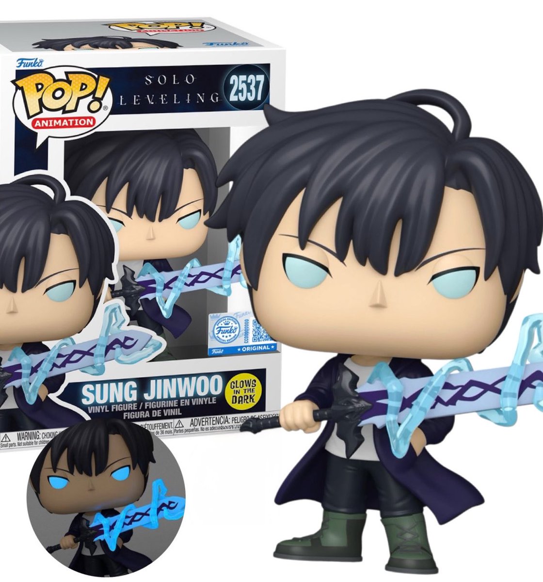 FunkoPOPsNews's tweet photo. First look! Arise .. GameStop exclusive GITD Sung Jin-Woo w/ Sword Funko POP! Link below soon ..

   Linky ~ https://t.co/UeeAmCFdEF

#Ad #SoloLeveling #FunkoPOPNews #Funko #FunkoPOP https://t.co/QJgrUx5TSt