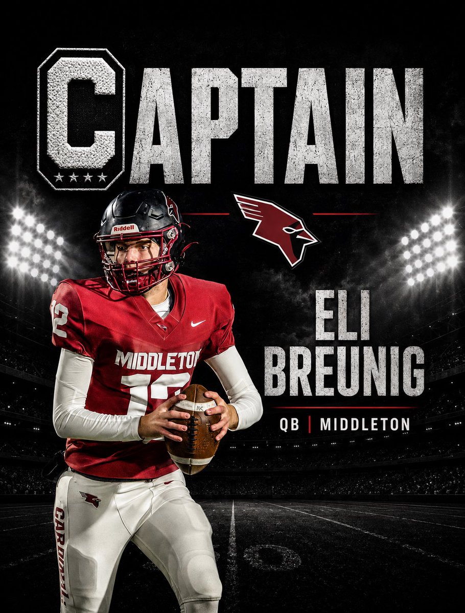 middletonhsfb's tweet photo. Introducing the 2026 Team Captains!
#FlyTogether #DefendTheNest #MiddletonFootball https://t.co/8hlwr8kK9f