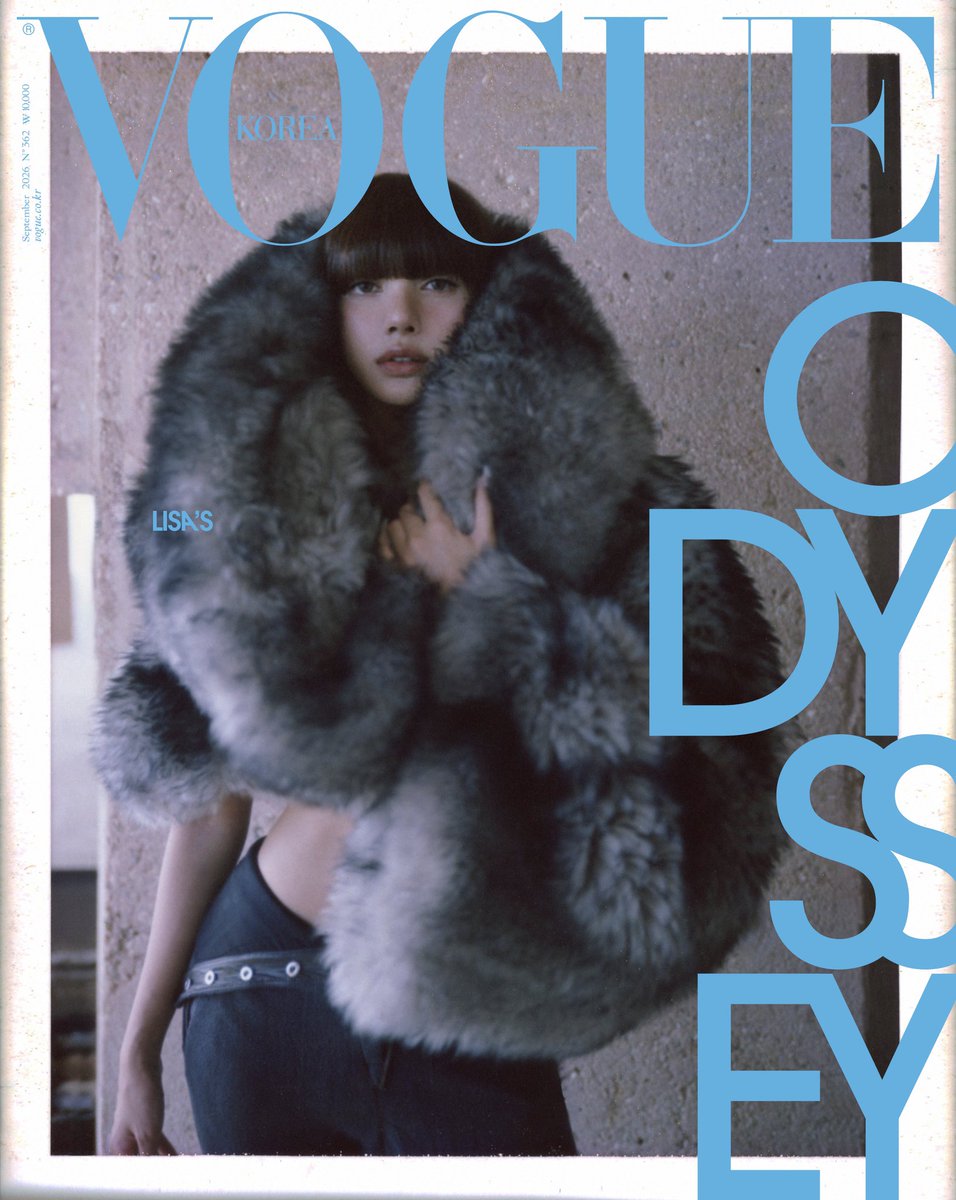 LISANATIONS_'s tweet photo. #LISA on the cover of Vogue Korea September ‘26 issue ✨

@wearelloud https://t.co/imtTMNM10l