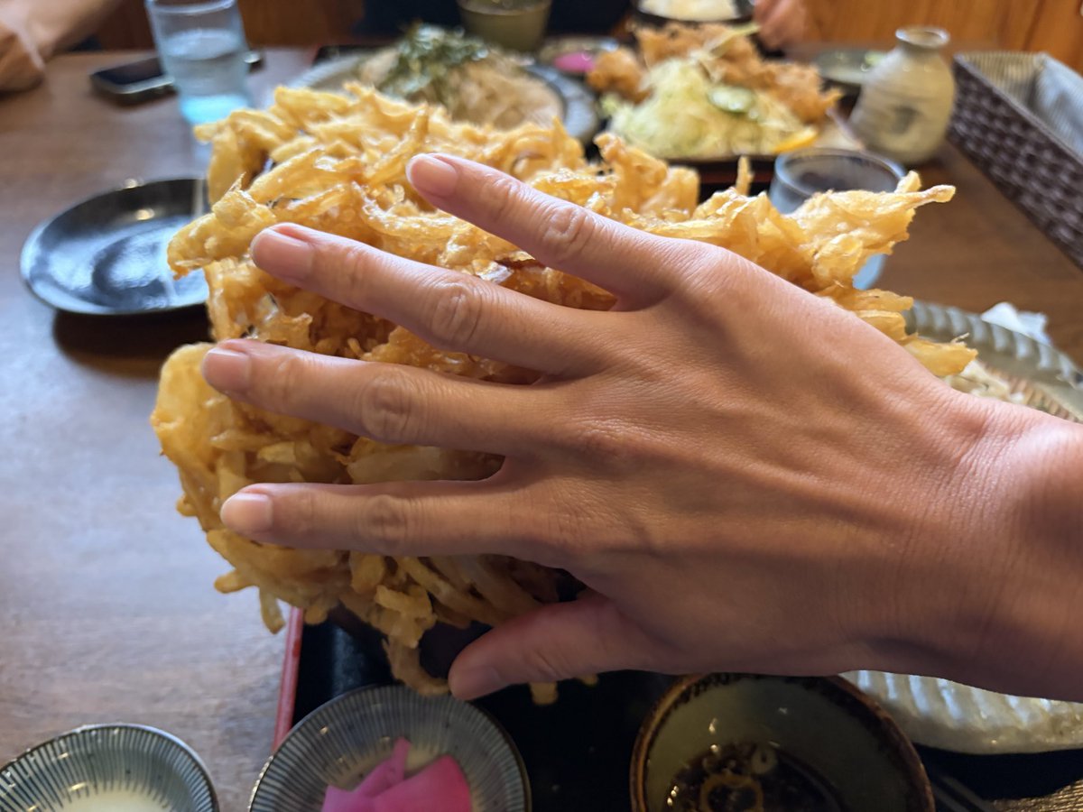51pooh's tweet photo. 久しぶりに大盛り。
福六十さんのかき揚げ丼セット。
美味しくいただきました！
でも食べきれなかった😭
残りはお持ち帰りです。

#福六十
#そば
#かき揚げ丼
#かき揚げデカすぎ
#埼玉県飯能市 https://t.co/RBGxAf9YtC
