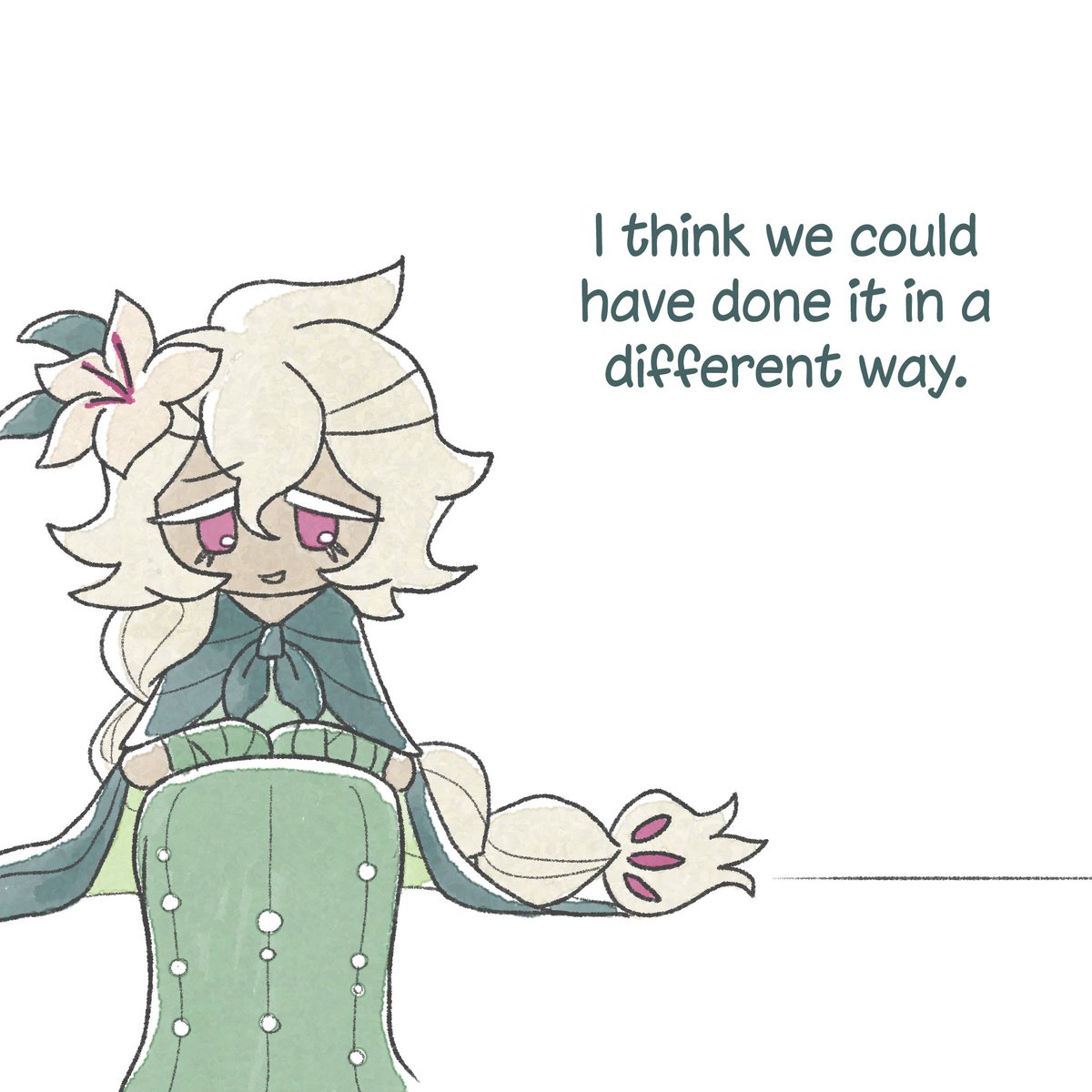 Jettersfreak's tweet photo. > I'll keep moving forward.

Text formatting - @wormstie 
Dialogue - "Control, I'm Not Coming Back"

[1/4] #whitelilycookie #darkenchantresscookie #crk https://t.co/q74zz8YUIk