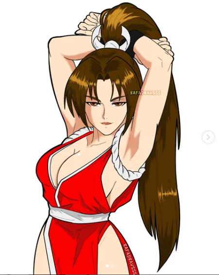 rafadrawsss's tweet photo. Yo ! Nippon Ichi ! 🇯🇵

After many versions, I'm finally publishing it! After blending the shadows, I was like... wow! Mai Shiranui from Fatal Fury!!!
Street Fighter(?)
better resolution on instagram :3 
#maishiranui
#streetfighter
#fanart
#capcom https://t.co/kIOMsE2CV6