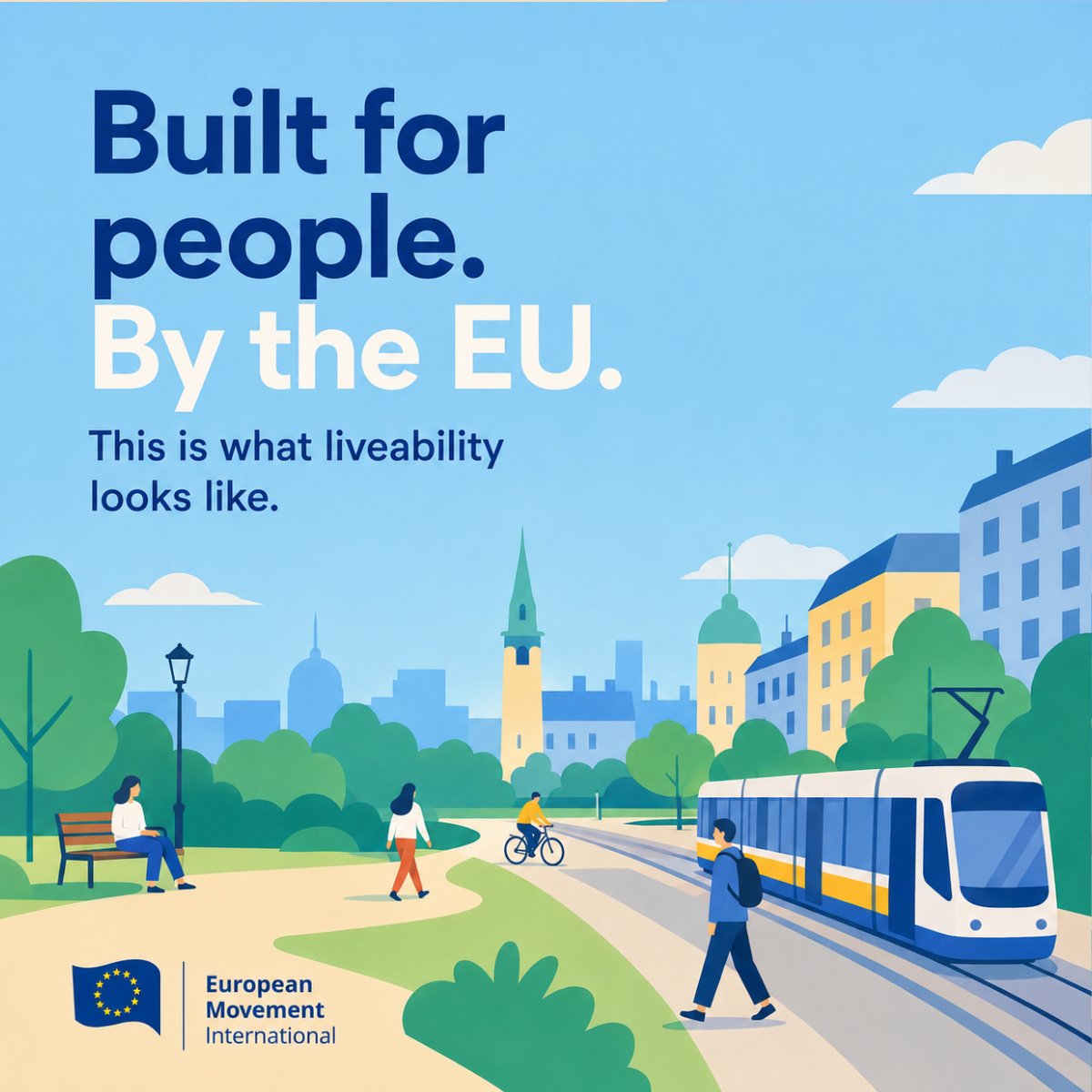 EMInternational's tweet photo. According to the 2026 Global Liveability Index 7 European cities feature in the global top 20. 
 
Safe communities, reliable transport, strong healthcare and education, quality infrastructure and cultural life make European cities places where people can thrive. https://t.co/uXcrijgnm5