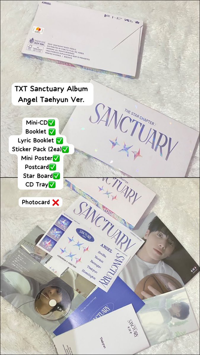 moamimoo's tweet photo. wts want to sell
TXT Sanctuary Angel Taehyun ver album unsealed full set kecuali pc

📍 bekasi 
🍊 bisa oren
💸 40.000 

want to sell wts ina txt tomorrow x together txt albun txtalbum soobin yeonjun beomgyu taehyun hueningkai zonauang zonabu https://t.co/HWQ7oa805q