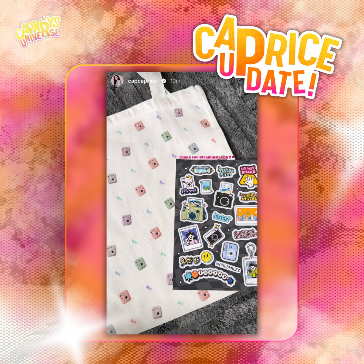 capkrysuniverse's tweet photo. 𝐂𝐨𝐦𝐦𝐚𝐧𝐝𝐞𝐫 𝐂𝐚𝐩𝐫𝐢𝐜𝐞 𝐈𝐧𝐬𝐭𝐚𝐠𝐫𝐚𝐦 𝐒𝐭𝐨𝐫𝐲 𝐔𝐩𝐝𝐚𝐭𝐞!

Starlight 🤖 has received a new transmission... ✨

"Thank you @/teaminstaxph !! 💗"

Drop by and show our Commander some love by liking their latest story! Every interaction helps brighten their journey across the universe! 🚀

#CapriceCayetano | @realcaprice_
#CKUniverseUpdates | #CAPdate