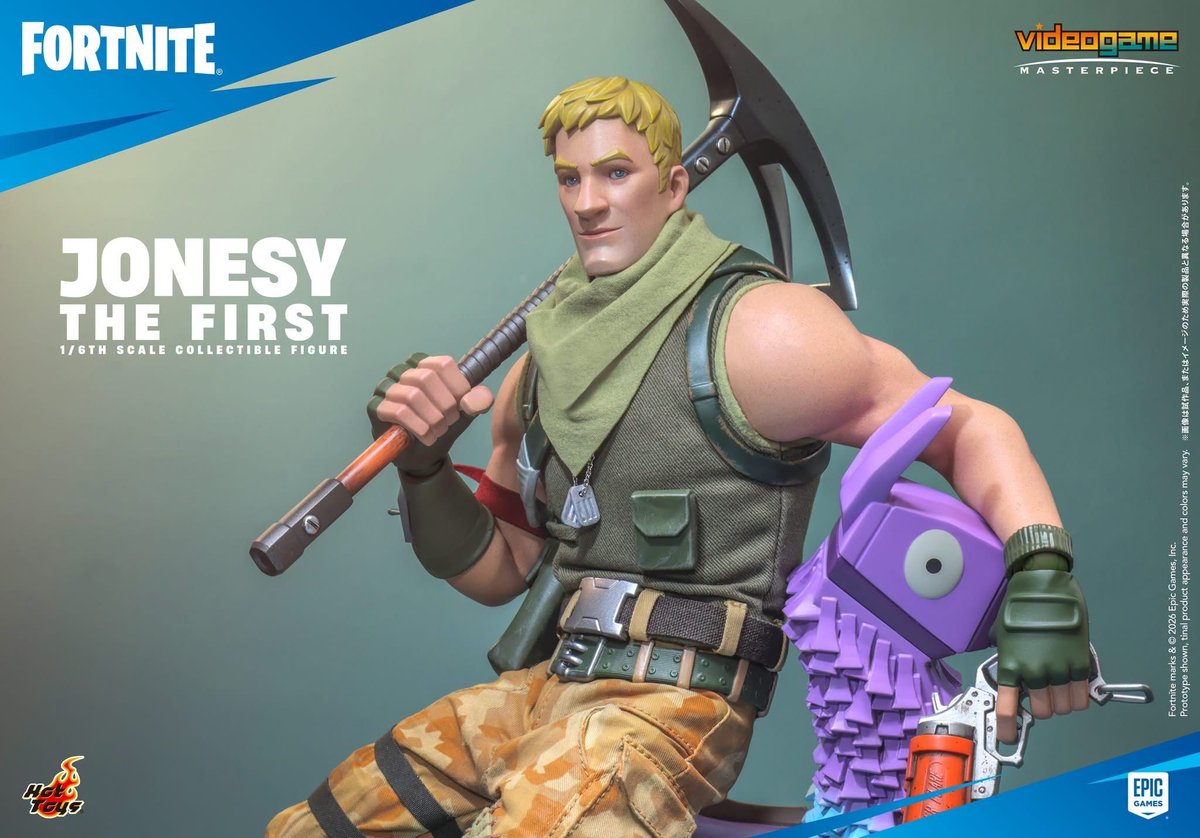 preterniadotcom's tweet photo. Hot Toys Fortnite 1/6 Scale Jonesy the First. https://t.co/j5CmHuo4CR