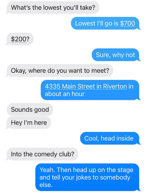 MadridSpot's tweet photo. Leaked conversations between Barca and City..
😭😭😭 https://t.co/hA9wMbXreM