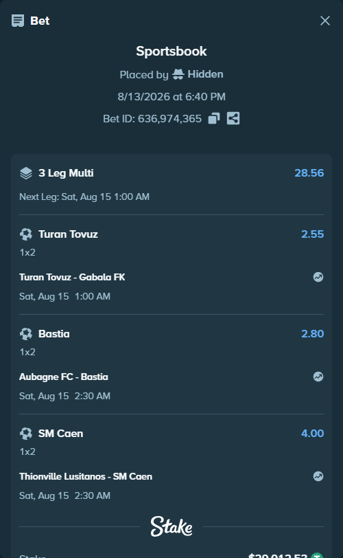 stakehighroller's tweet photo. A 3-leg multi just dropped. $20,033 on the line.

#PremierLeague https://t.co/YjhFpLPgoi