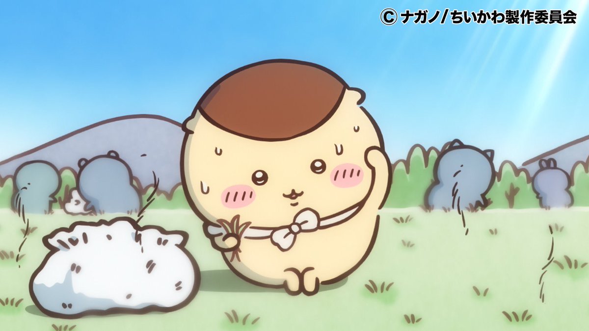 cx_mezamashi's tweet photo. ／
あす14日（金）の 
#アニメちいかわ    …第369話🌟
＼
7時36分頃放送予定⏰
(放送終了後に「めざましテレビ」公式YouTube、FOD、TVerにて見逃し配信あり)

お楽しみに☺️

#ちいかわ            
#めざましテレビ https://t.co/ynrFVKsROn