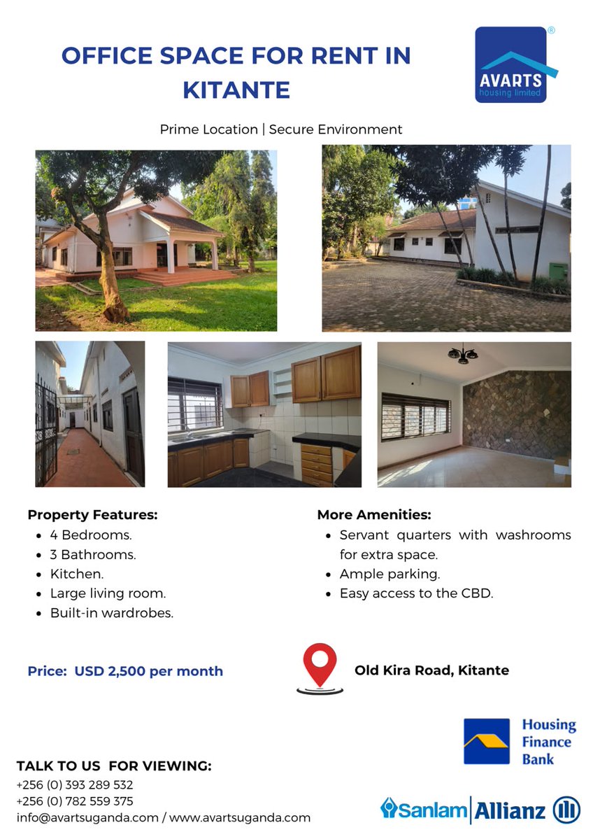 avartsuganda's tweet photo. Your next business chapter starts here. Step into a space that gives your team room to work and grow.
Book a viewing with us today.
#RealEstate #Uganda #ForRent #Kitante https://t.co/PSh4Orlrk5