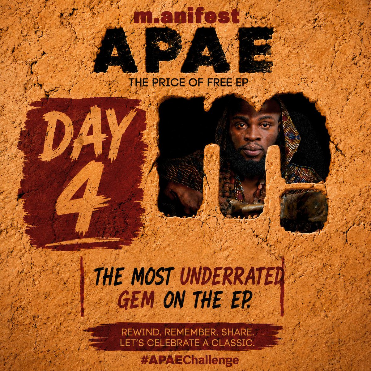 ManiFansGh_'s tweet photo. DAY 4️⃣

What’s the most underrated song on APAE: The Price of Free?

Drop your pick below. 👇🏾

#APAEChallenge #APAEweek https://t.co/nRVBOEoLYJ