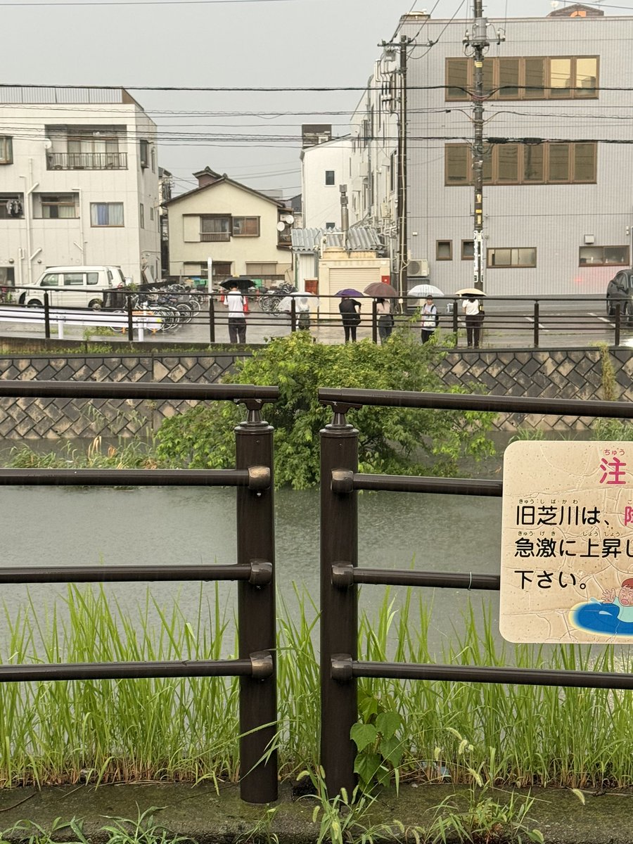 w5dze2's tweet photo. 市役所で9月議会に向けた準備を終え、停電があった地域の確認と激しい雨のため道路冠水の確認です。旧芝川の状況です。
また先日、バス停で待機する場所確保のためガードレールの延長をしましたが、機能していない虎感じたので、改めて担当課と協議をしなくては。
#雨 https://t.co/OR9k1pXCyQ