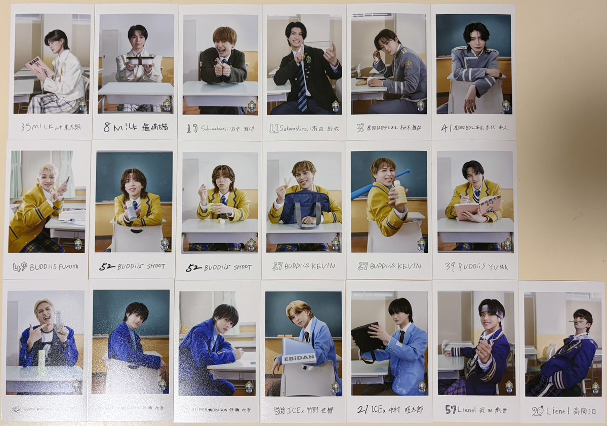 ebitrhk11's tweet photo. EBiDAN THE LIVE 2026 15th Anniversary  エビライ トレカ ミニフォト 隣の席セット

譲：画像参照
求：シューヤ右

8/14会場手渡し希望です。
お気軽にお声掛けください。 https://t.co/9TYNPYizOR