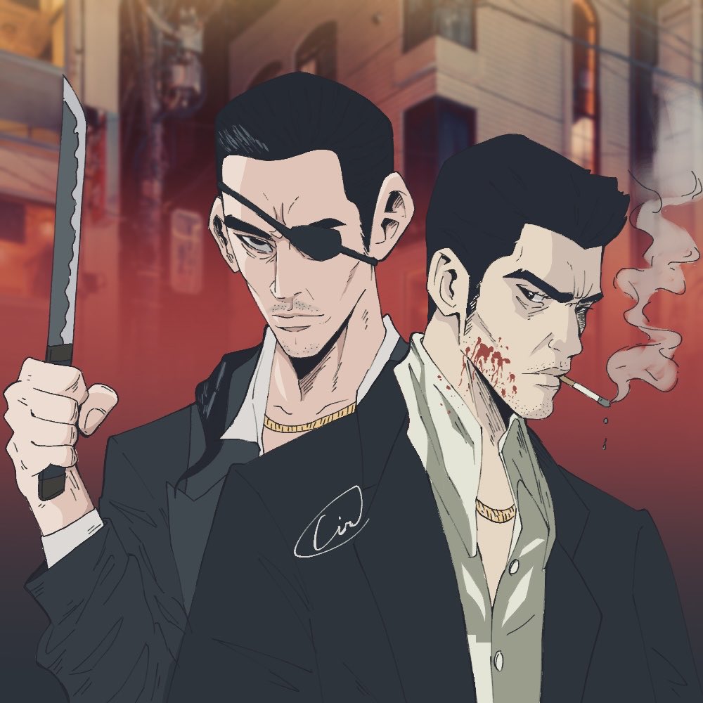 CirKibblee's tweet photo. @draftndust Drew this yakuza 0 art last night 🔥 what do ya think ?❤️ https://t.co/M3ul7LHi6A