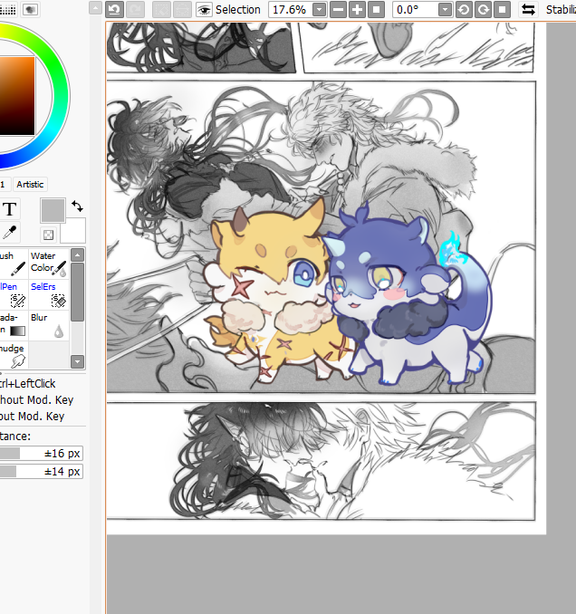 orenjimaru_2's tweet photo. FINALLY I CAN GO BACK TO THE MY VARFLINS BOOK THE HORSING AROUND WIP https://t.co/aVllm1IjJV