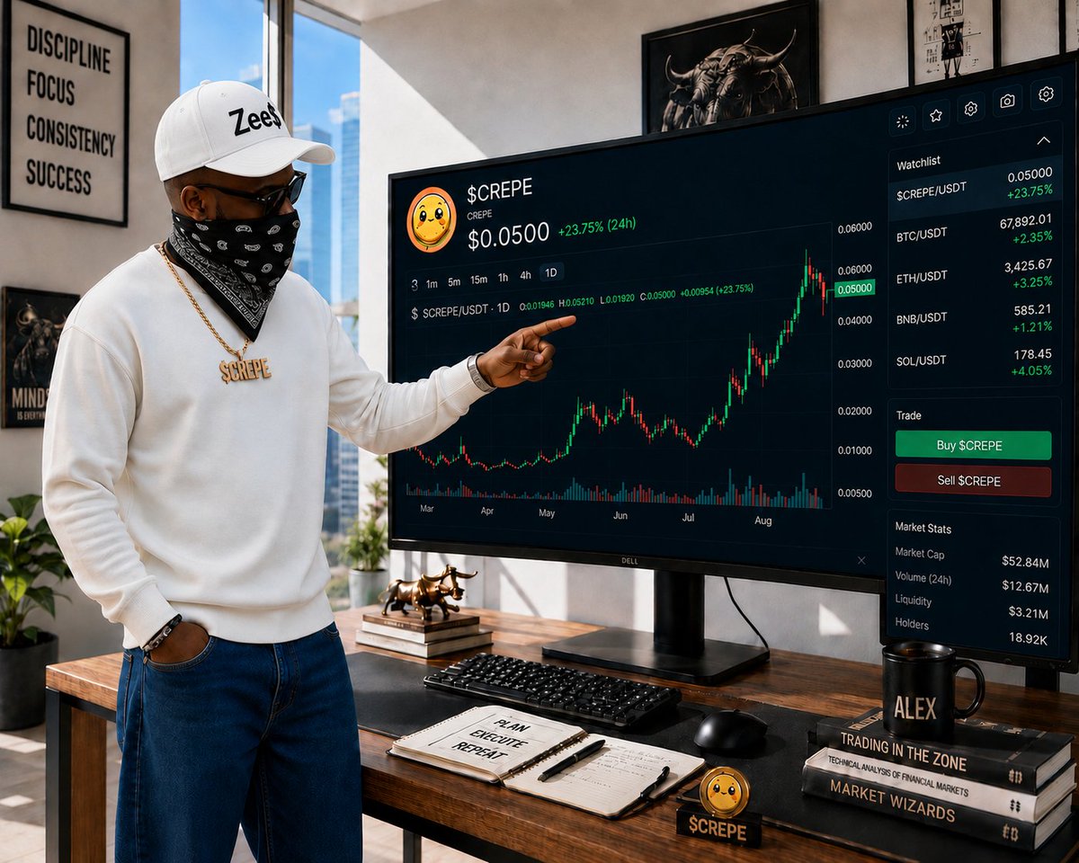 ZeedonFx's tweet photo. Something feels different with $CREPE. ππ₯
The chart is getting interesting, the community is still strong, and the next big move could be closer than people think. π₯π
Stay alertβ¦ $CREPE might be preparing to wake up. π
Buy and HODL tight βπ»
#CREPE #TartProtocol #BNB https://t.co/w7uYUBaDMI