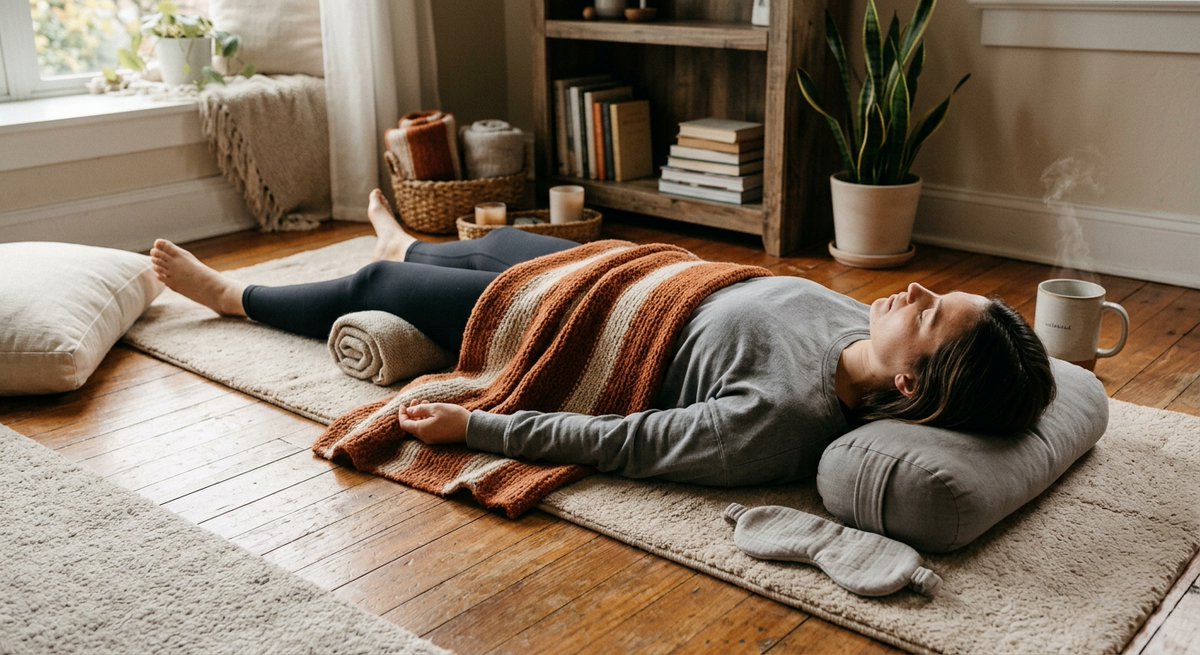 shopomline's tweet photo. Mat or nap? That's the question on the coziest savasana setup you've ever seen. Tap to vote and give yourself permission to rest—because stillness is a posture, and restoration is part of your practice. https://t.co/zR5mzNJuaS