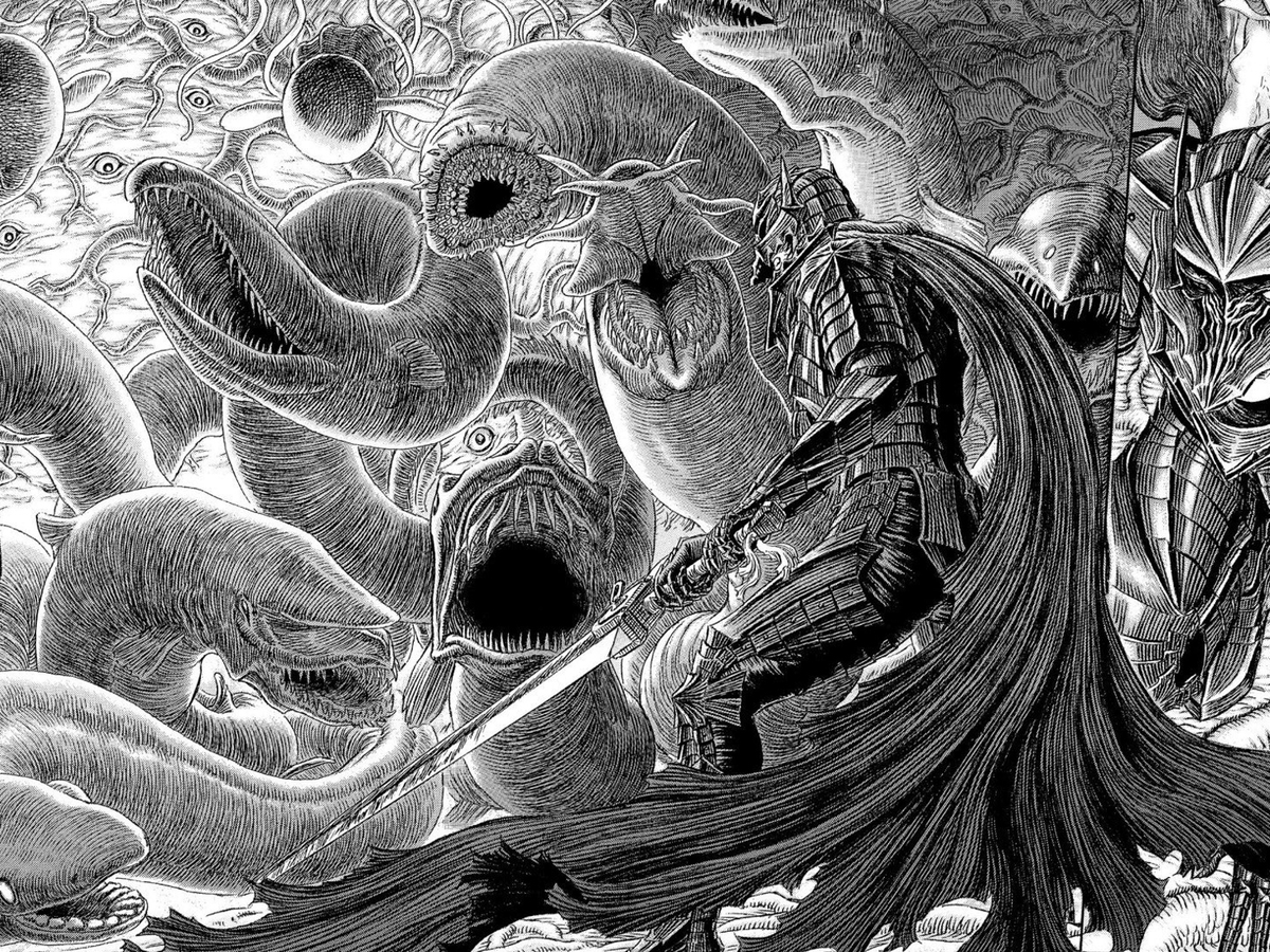 VideoArtGame's tweet photo. Illustration | Berserk

Artist: Kentaro Miura https://t.co/5q1hFEEc2D