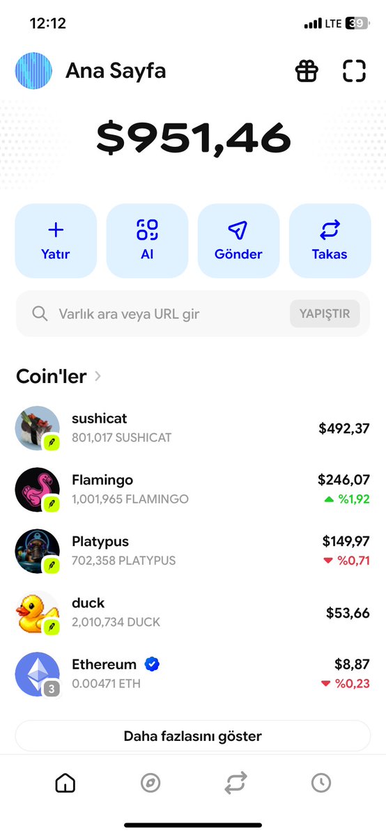 yeniuye01's tweet photo. A wave bigger than Uniswap is coming. I trust the team. My $100 in the https://t.co/dKKxSVtjED turned into $900. Where do you think that $900 will go from here?

https://t.co/Qe4TtlhUoG $sushicat $platypus $flamingo $duck $pack $ansem $frong

@0xDeployer @alexmccurryo https://t.co/Jb8KlOBid0