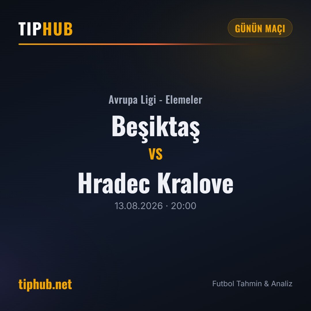 tiphubofficial's tweet photo. ⚽️Beşiktaş - Hradec Kralove  

Bugün öne çıkardığımız analiz 📌

Detaylar TipHub'da

#Beşiktaş #HradecKralove #AvrupaLigiElemeler #maçtahmini #TipHub https://t.co/UoLR4IcGdb